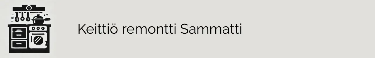 Keittiö remontti Sammatti